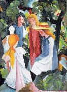 Vier Madchen August Macke